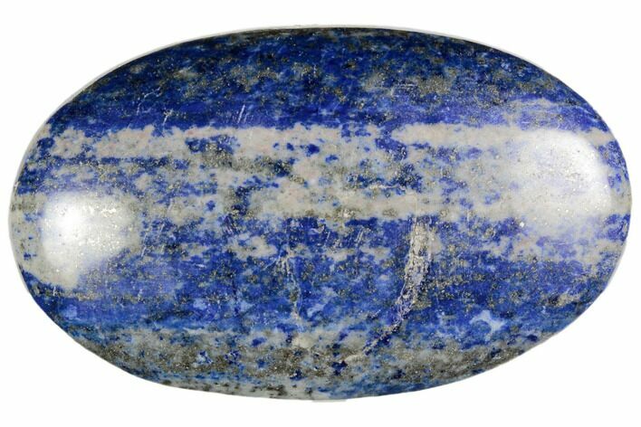 Polished Lapis Lazuli Palm Stone - Pakistan #187652